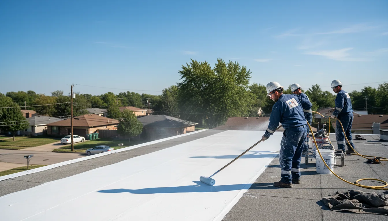 Commercial roof coating in Cuba, NM near me